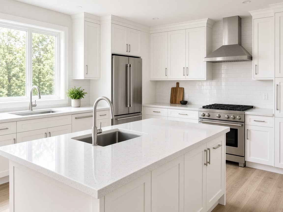 Kitchen renovation example after a Florida home purchase